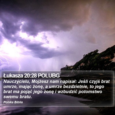 Łukasza 20:28 POLUBG Bible Verse Image