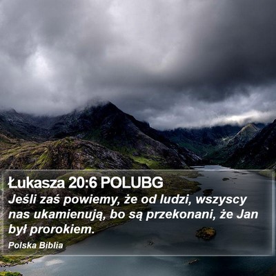 Łukasza 20:6 POLUBG Bible Verse Image