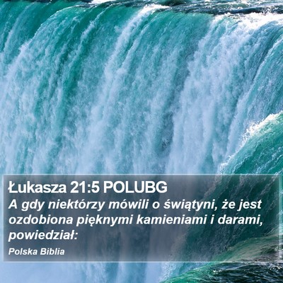 Łukasza 21:5 POLUBG Bible Verse Image