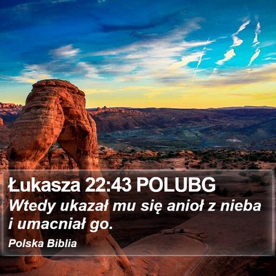 Łukasza 22:43 POLUBG Bible Verse Image