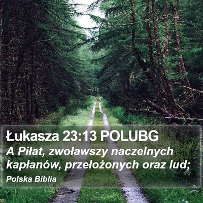 Łukasza 23:13 POLUBG Bible Verse Image