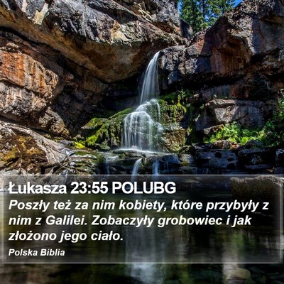 Łukasza 23:55 POLUBG Bible Verse Image