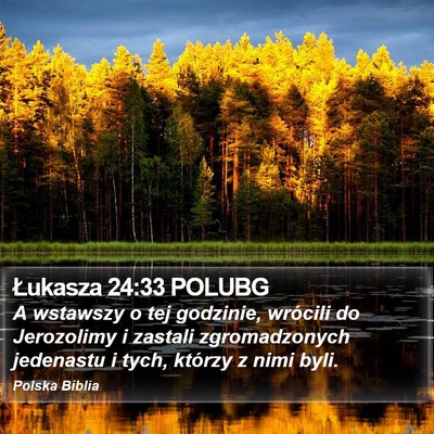 Łukasza 24:33 POLUBG Bible Verse Image