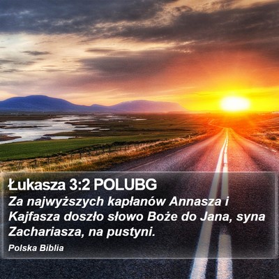 Łukasza 3:2 POLUBG Bible Verse Image