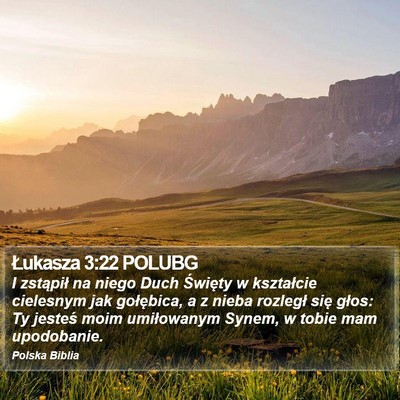 Łukasza 3:22 POLUBG Bible Verse Image
