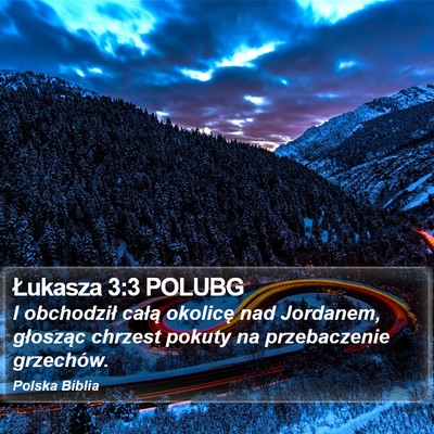 Łukasza 3:3 POLUBG Bible Verse Image