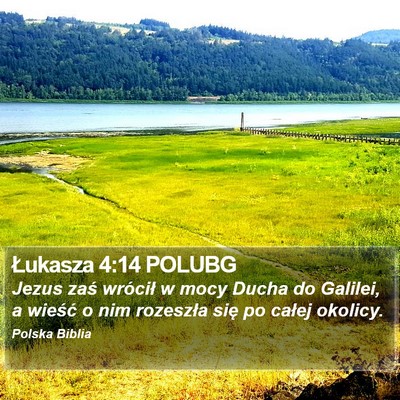 Łukasza 4:14 POLUBG Bible Verse Image