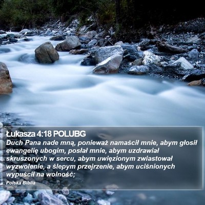 Łukasza 4:18 POLUBG Bible Verse Image