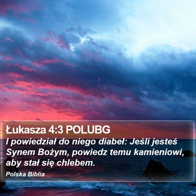 Łukasza 4:3 POLUBG Bible Verse Image