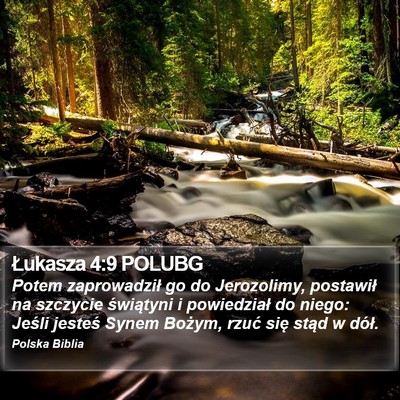 Łukasza 4:9 POLUBG Bible Verse Image