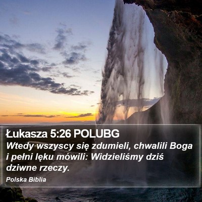 Łukasza 5:26 POLUBG Bible Verse Image