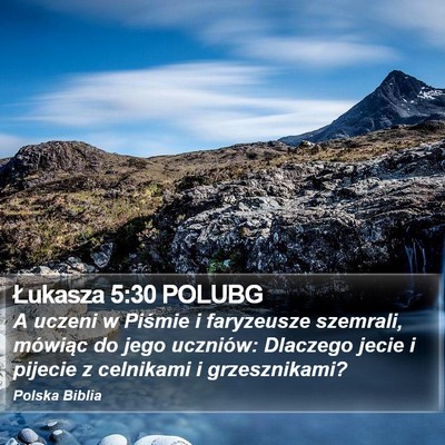 Łukasza 5:30 POLUBG Bible Verse Image