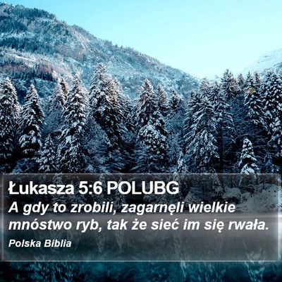 Łukasza 5:6 POLUBG Bible Verse Image