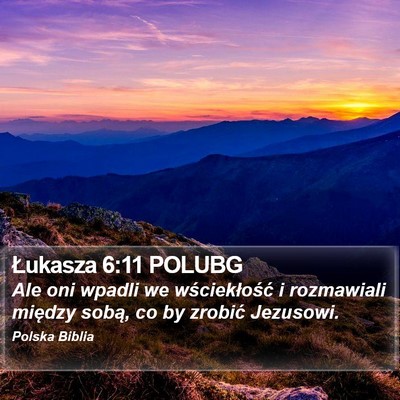 Łukasza 6:11 POLUBG Bible Verse Image