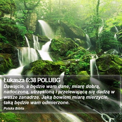 Łukasza 6:38 POLUBG Bible Verse Image