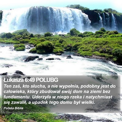 Łukasza 6:49 POLUBG Bible Verse Image