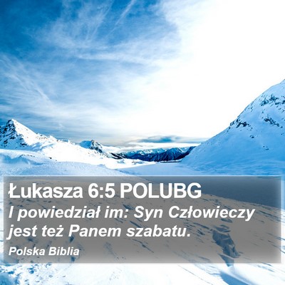 Łukasza 6:5 POLUBG Bible Verse Image