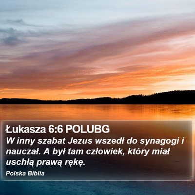 Łukasza 6:6 POLUBG Bible Verse Image