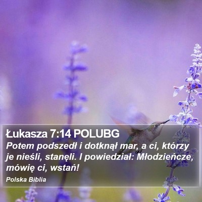 Łukasza 7:14 POLUBG Bible Verse Image