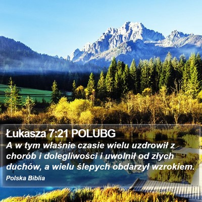 Łukasza 7:21 POLUBG Bible Verse Image