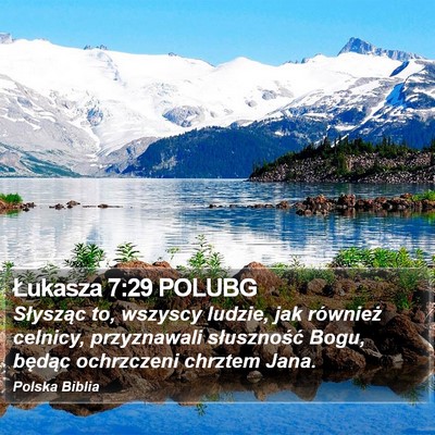 Łukasza 7:29 POLUBG Bible Verse Image