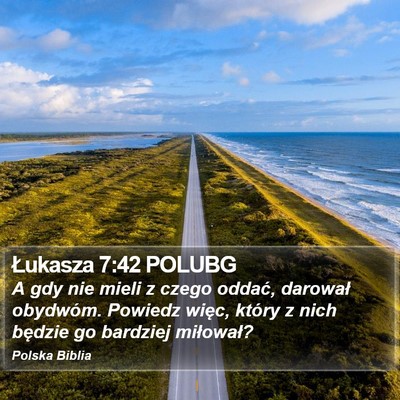 Łukasza 7:42 POLUBG Bible Verse Image