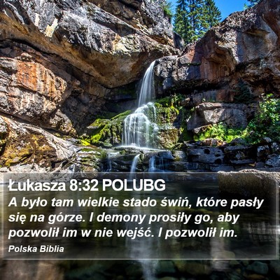 Łukasza 8:32 POLUBG Bible Verse Image
