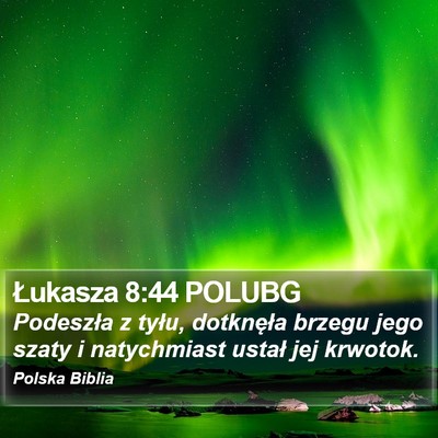 Łukasza 8:44 POLUBG Bible Verse Image