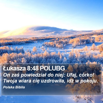 Łukasza 8:48 POLUBG Bible Verse Image