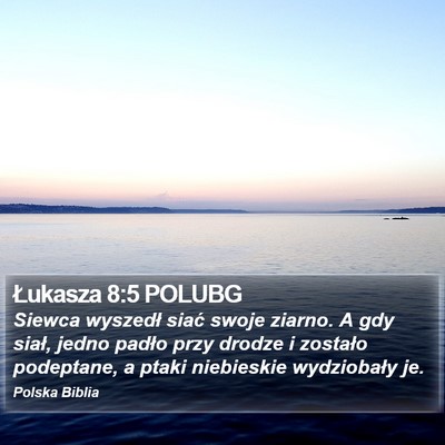 Łukasza 8:5 POLUBG Bible Verse Image