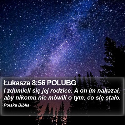 Łukasza 8:56 POLUBG Bible Verse Image