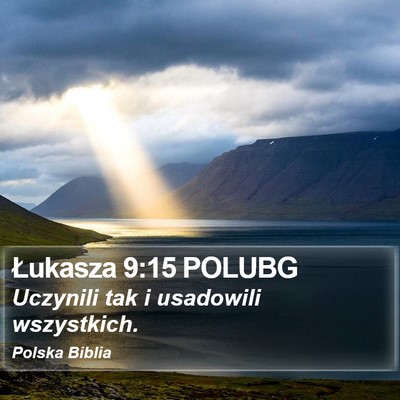 Łukasza 9:15 POLUBG Bible Verse Image
