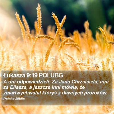 Łukasza 9:19 POLUBG Bible Verse Image