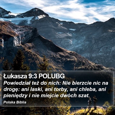 Łukasza 9:3 POLUBG Bible Verse Image