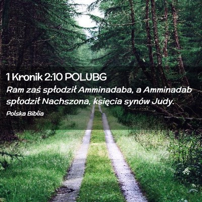 Picture 02 - 1 Kronik 2:10 POLUBG - Ram zaś spłodził Amminadaba, a Amminadab - Bible Verse Picture