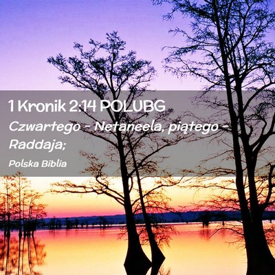 Picture 02 - 1 Kronik 2:14 POLUBG - Czwartego – Netaneela, piątego – - Bible Verse Picture