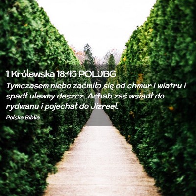 Picture 02 - 1 Królewska 18:45 POLUBG - Tymczasem niebo zaćmiło się od chmur i wiatru - Bible Verse Picture