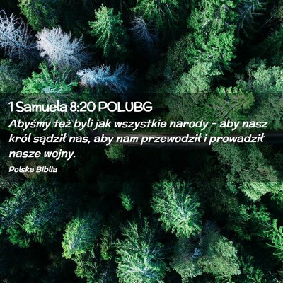 Picture 02 - 1 Samuela 8:20 POLUBG - Abyśmy też byli jak wszystkie narody – aby - Bible Verse Picture