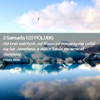 Picture 02 - 2 Samuela 1:22 POLUBG - Od krwi zabitych, od tłuszczu mocarzy nie cofał - Bible Verse Picture