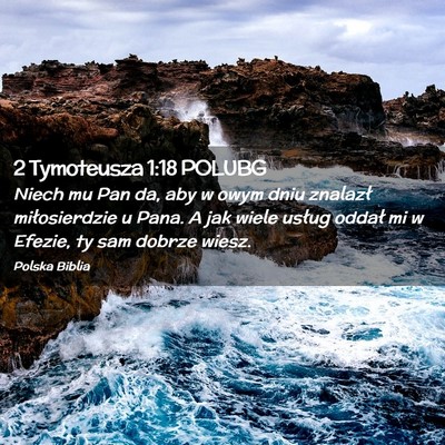 Picture 02 - 2 Tymoteusza 1:18 POLUBG - Niech mu Pan da, aby w owym dniu znalazł - Bible Verse Picture
