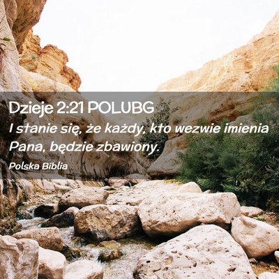 Picture 02 - Dzieje 2:21 POLUBG - I stanie się, że każdy, kto wezwie imienia - Bible Verse Picture