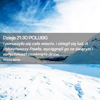 Picture 02 - Dzieje 21:30 POLUBG - I poruszyło się całe miasto, i zbiegł się - Bible Verse Picture