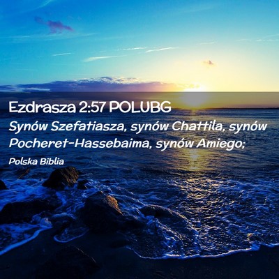 Picture 02 - Ezdrasza 2:57 POLUBG - Synów Szefatiasza, synów Chattila, synów - Bible Verse Picture
