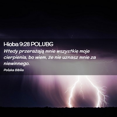 Picture 02 - Hioba 9:28 POLUBG - Wtedy przerażają mnie wszystkie moje - Bible Verse Picture