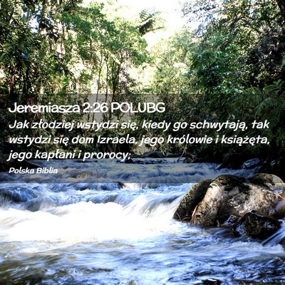 Picture 02 - Jeremiasza 2:26 POLUBG - Jak złodziej wstydzi się, kiedy go schwytają, - Bible Verse Picture