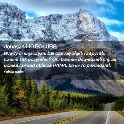 Picture 02 - Jonasza 1:10 POLUBG - Wtedy ci mężczyźni bardzo się zlękli i - Bible Verse Picture