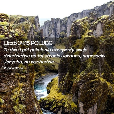 Picture 02 - Liczb 34:15 POLUBG - Te dwa i pół pokolenia otrzymały swoje - Bible Verse Picture