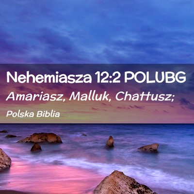 Picture 02 - Nehemiasza 12:2 POLUBG - Amariasz, Malluk, - Bible Verse Picture