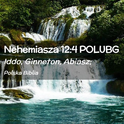 Picture 02 - Nehemiasza 12:4 POLUBG - Iddo, Ginneton, - Bible Verse Picture