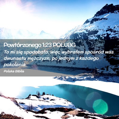 Picture 02 - Powtórzonego 1:23 POLUBG - To mi się spodobało, więc wybrałem spośród - Bible Verse Picture